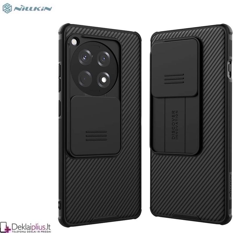 Nillkin Camshield dėklas su kameros apsauga - juodas (Oneplus 12R) Nillkin Camshield dėklas su kameros apsauga - juodas (Oneplus 12R)